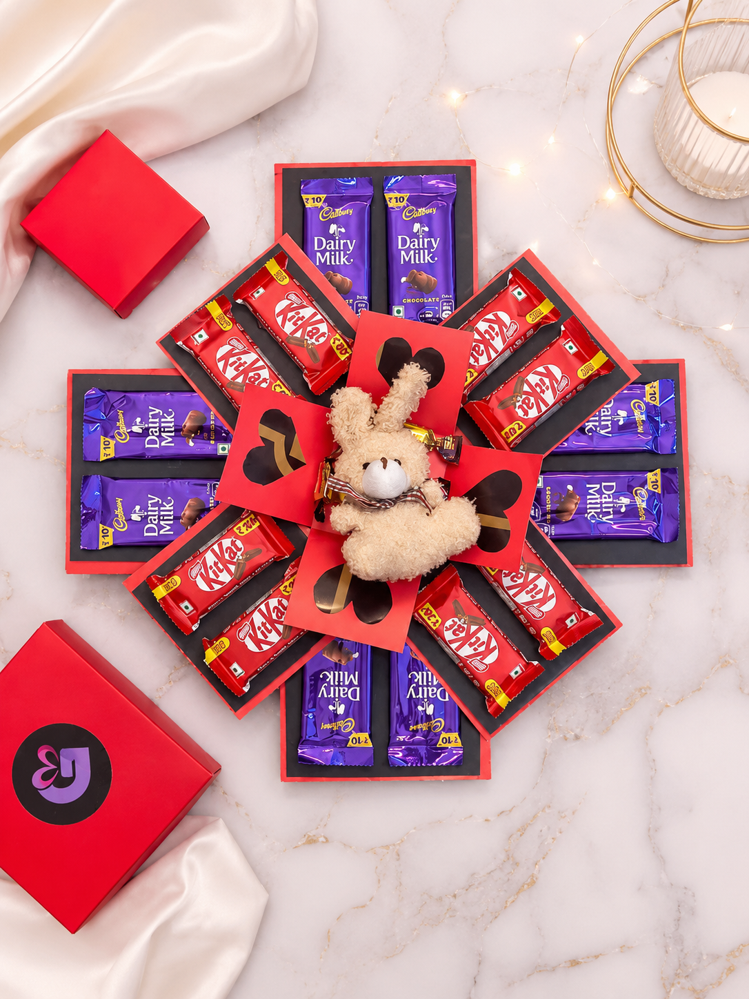Explosion Chocolate Gift Box with Teddy
