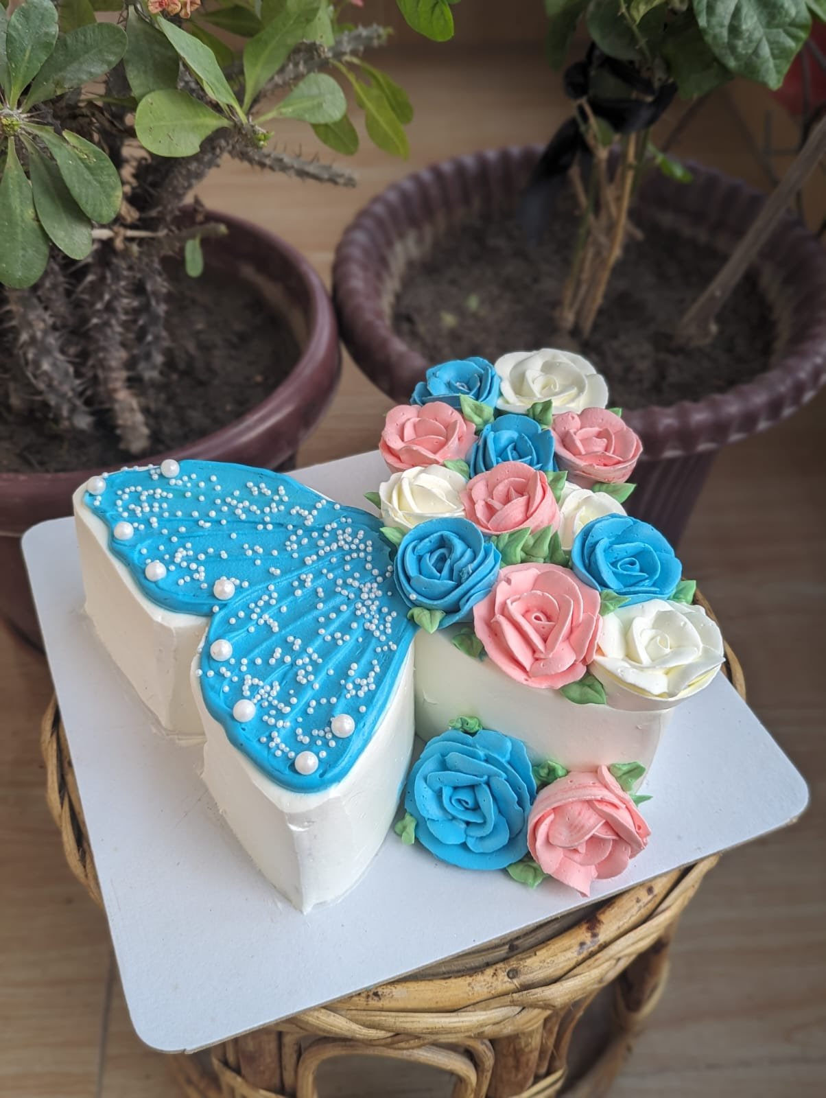 Butterfly Blossom Cake