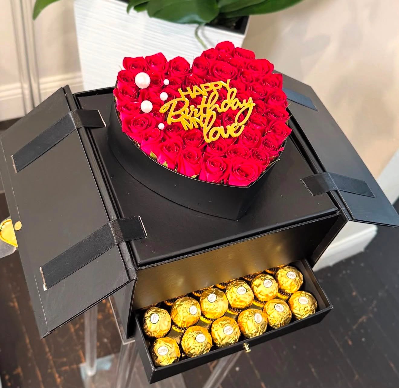 Birthday Rose & Chocolate Luxury Gift Box