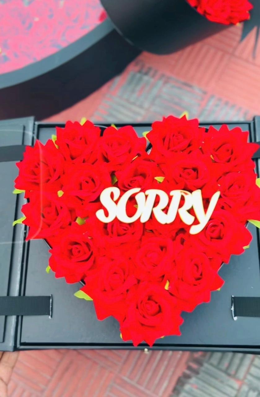 "Sorry" Rose & Chocolate Apology Gift Box