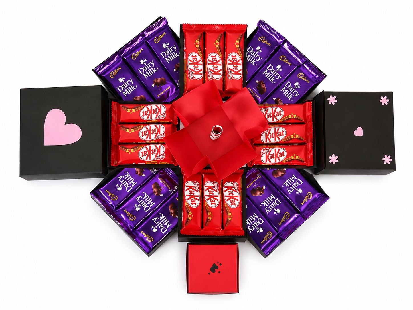 Chocolate & Surprise Ring Explosion Box