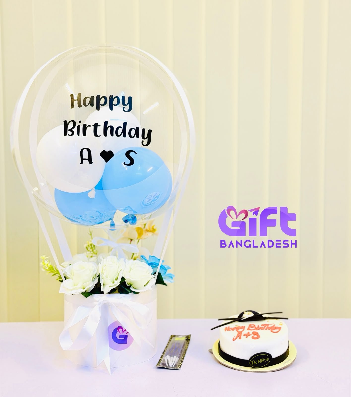 Birthday Balloon & Cake Combo 1