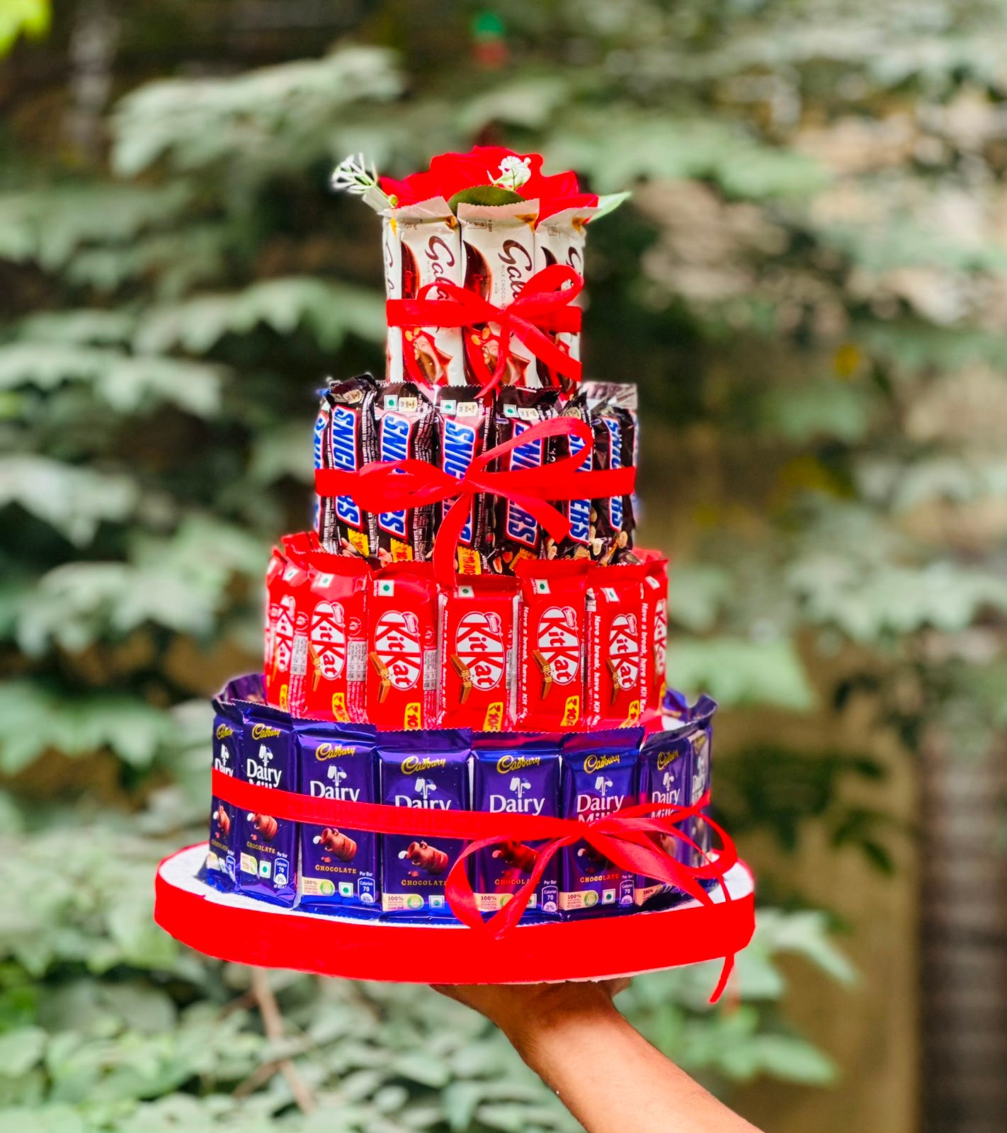 Premium Chocolate Cake Gift Tower